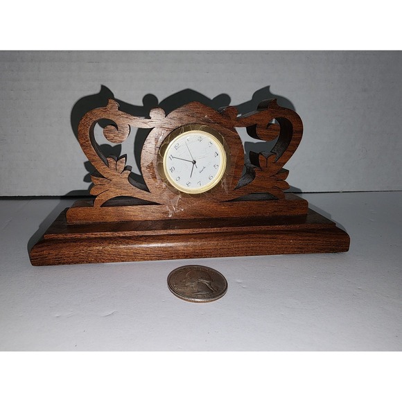 Handmade Other - William Jackson Hand Carved Wood Clock AA1‎